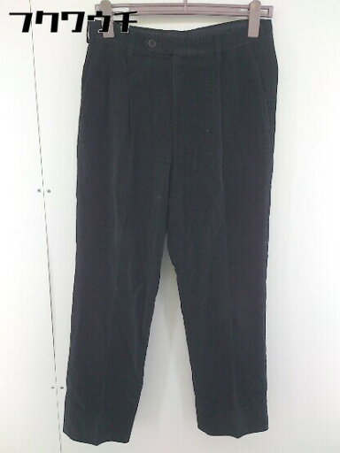 ◇ KRIZIA クリツィア タック パンツ サイズ79 ブラック メンズ 【中古】 ◇ KRIZIA クリツィア タック パンツ サイズ79 ブラック メンズ 【中古】