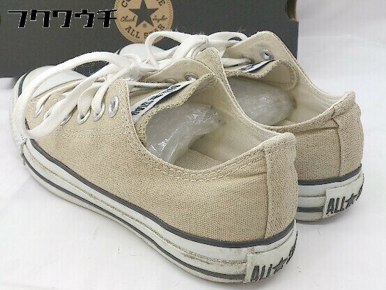 ◇ ◎ CONVERSE コンバース 1CL129 ALLSTAR オールスター スニーカー シューズ 23.5 ベージュ レディース 【中古】