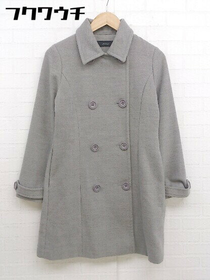 ■ Amlient アムリエント 長袖 コート サイズF グレー レディース 【中古】
