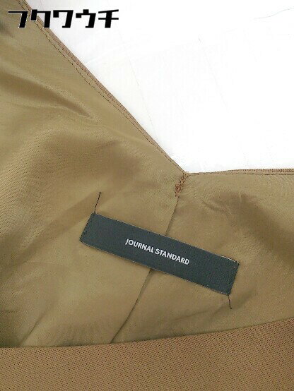 ◇ JOURNAL STANDARD ジャーナルスタンダード Vネック サロペット サイズF キャメル系 レディース 【中古】