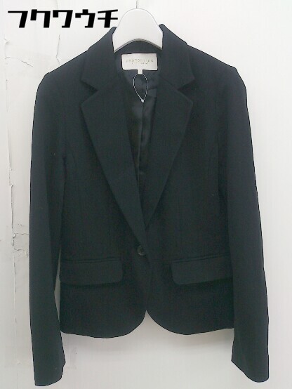 ◇ PROPORTION BODY DRESSING 1B 長袖 テーラードジャケット サイズ3 ブラック レディース 【中古】