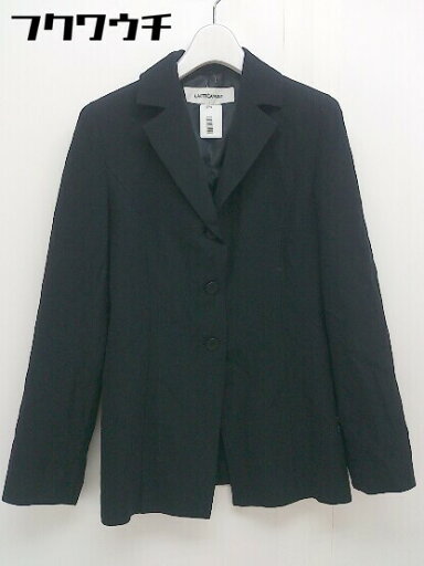 ◇ LAUTREAMONT ロートレ アモン シングル 3B 長袖 テーラードジャケット サイズ2 ブラック レディース 【中古】 ◇ LAUTREAMONT ロートレ アモン シングル 3B 長袖 テーラードジャケット サイズ2 ブラック レディース 【中古】