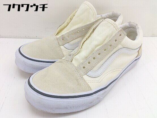 ◇ VANS ヴァンズ OLD SKOOL オールドスクール スニーカー シューズ 24.5cm クリームベージュ レディース 【中古】