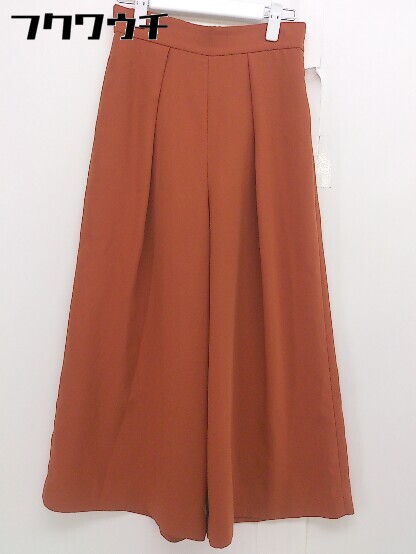 ◇ BEAUTY & YOUTH UNITED ARROWS タック ワイドパンツ サイズ M オレンジ レディース 【中古】