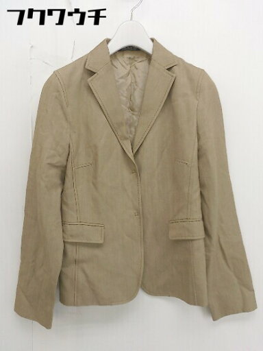 ◇ COMME CA DU MODE コムサデモード シングル2B 長袖 テーラードジャケット サイズM ブラウン レディース 【中古】 ◇ COMME CA DU MODE コムサデモード シングル2B 長袖 テーラードジャケット サイズM ブラウン レディース 【中古】