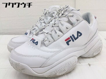 ◇ FILA フィラ スニーカー シューズ サイズ24.5cm ホワイト レディース 【中古】