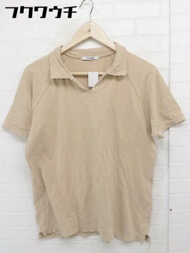 ◇ BEAMS ビームス Vネック 半袖 Tシャツ カットソー ベージュ メンズ 【中古】 ◇ BEAMS ビームス Vネック 半袖 Tシャツ カットソー ベージュ メンズ 【中古】
