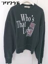 ◇ MOUSSY マウジー 長袖 トレーナー サイズF ブラック レディース 【中古】(4)