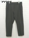 ◇ BEAUTY & YOUTH UNITED ARROWS サマーサキソニー テーパード パンツ サイズL オリーブ レディース 【中古】