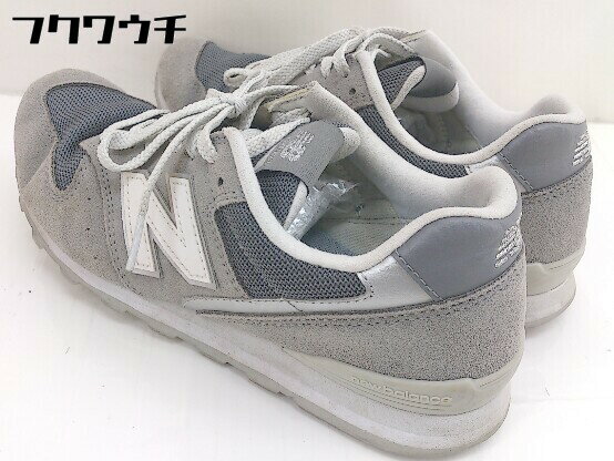 ◇ NEW BALANCE ニューバランス WL996CLC スニーカー シューズ サイズ24.5 グレー レディース 【中古】