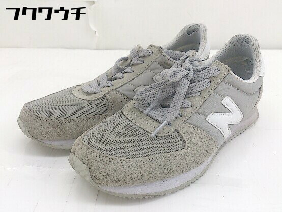 ◇ NEW BALANCE U220AD2 スニーカー シューズ 23.5cm グレー ホワイト レディース 【中古】