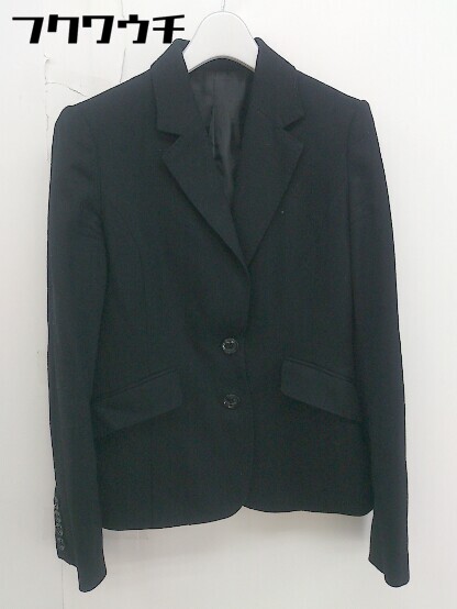 ◇ green label relaxing グリーンレーベル UNITED ARROWS 2B 長袖 テーラード ジャケット サイズ40 ブラック レディース...