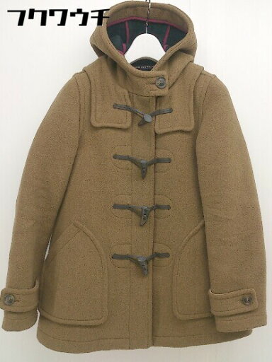 ■ GLEEN LABEL RELAXING × LONDON Tradition 英国製 長袖 ダッフル コート サイズ34 キャメルブラウン レディース 【中古】 ■ GLEEN LABEL RELAXING × LONDON Tradition 英国製 長袖 ダッフル コート サイズ34 キャメルブラウン レディース 【中古】