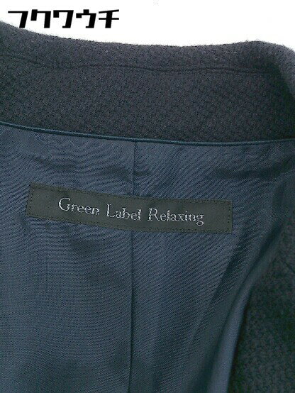 ◇ green label relaxing UNITED ARROWS 1B シングル 長袖 テーラードジャケット サイズ38 ネイビー系 レディース 【中古】