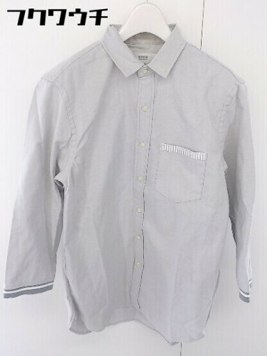 ◇ ◎ URBAN RESEARCH ROSSO ロッソ 七分袖 シャツ サイズM グレー系 メンズ 【中古】 ◇ ◎ URBAN RESEARCH ROSSO ロッソ 七分袖 シャツ サイズM グレー系 メンズ 【中古】