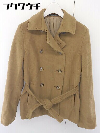 ■ COMME CA DU MODE コムサデモード アンゴラ100% 長袖 コート サイズM キャメル レディース 【中古】 ■ COMME CA DU MODE コムサデモード アンゴラ100% 長袖 コート サイズM キャメル レディース 【中古】