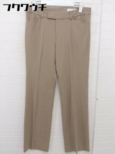 ◇ 23区 DEUX ニジュウサンク センタープレス ストレッチ スリム パンツ サイズ 2 ベージュ レディース 【中古】 ◇ 23区 DEUX ニジュウサンク センタープレス ストレッチ スリム パンツ サイズ 2 ベージュ レディース 【中古】