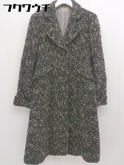 ■ ◎ LUCA/LADY LUCK LUCA ルカ レディラックルカ スリット 長袖 コート ブラック ベージュ レディース 【中古】