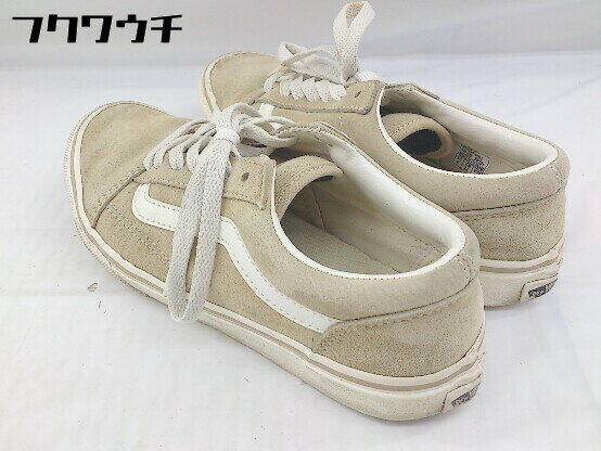 ◇ VANS ヴァンズ OLD SKOOL ULTRACUSH スニーカー シューズ サイズ24 ベージュ系 レディース 【中古】