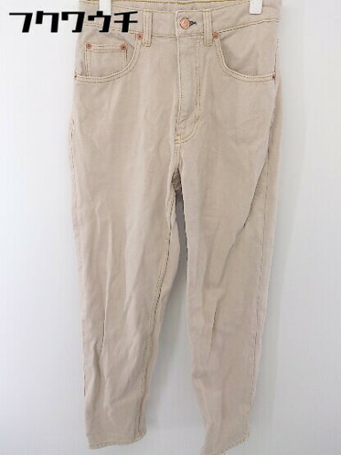 ◇ CHEAP MONDAY チープマンデー デニム パンツ サイズ26/32 ベージュ レディース 【中古】 ◇ CHEAP MONDAY チープマンデー デニム パンツ サイズ26/32 ベージュ レディース 【中古】