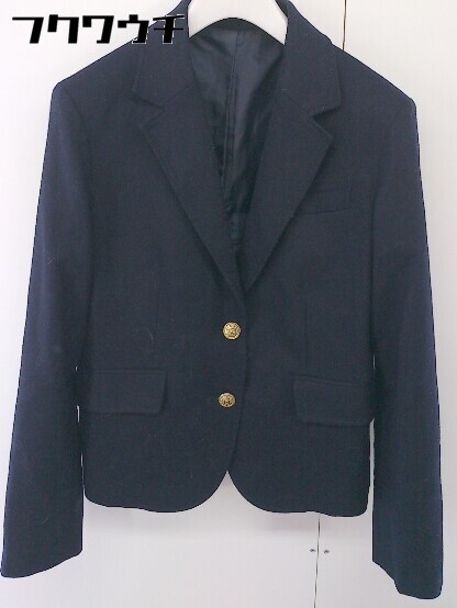 green label relaxing UNITED ARROWS 2B 長袖 テーラード ジャケット ブレザー サイズ38 ネイビー レディース 【中古】