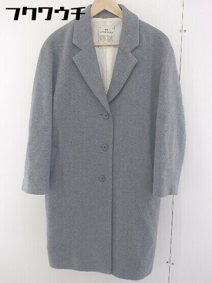 ◇ my STANDARD studio CLIP 長袖 チェスターコート サイズ L グレー レディース 【中古】