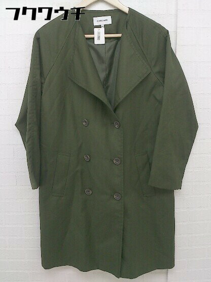 ◇ ◎ GLOBAL WORK グローバルワーク 長袖 トレンチ コート サイズM カーキ レディース 【中古】