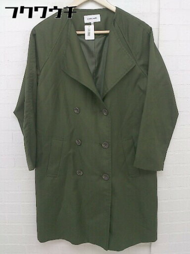 ◇ ◎ GLOBAL WORK グローバルワーク 長袖 トレンチ コート サイズM カーキ レディース 【中古】 ◇ ◎ GLOBAL WORK グローバルワーク 長袖 トレンチ コート サイズM カーキ レディース 【中古】