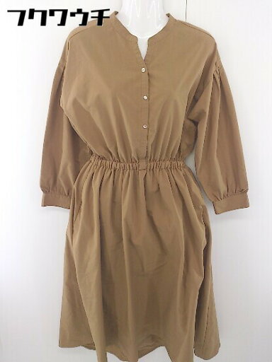 ◇ apart by lowrys アパートバイ ローリーズ 長袖 ロング ワンピース サイズF キャメル レディース 【中古】 ◇ apart by lowrys アパートバイ ローリーズ 長袖 ロング ワンピース サイズF キャメル レディース 【中古】