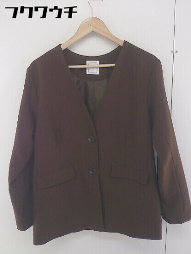 ◇ PAGEBOY ページボーイ ALICIA 長袖 ジャケット サイズF ブラウン系 レディース 【中古】 ◇ PAGEBOY ページボーイ ALICIA 長袖 ジャケット サイズF ブラウン系 レディース 【中古】