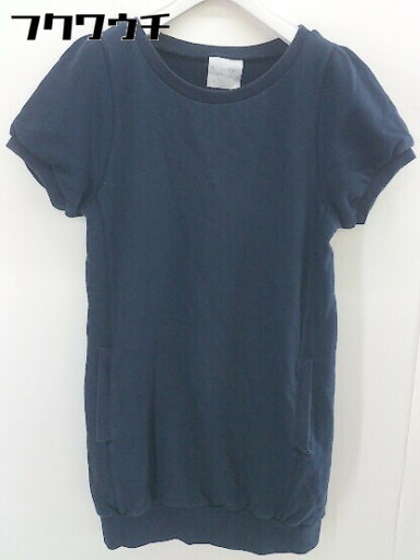 ◇ Ray BEAMS レイビームス 半袖 チュニック ネイビー レディース 【中古】 ◇ Ray BEAMS レイビームス 半袖 チュニック ネイビー レディース 【中古】
