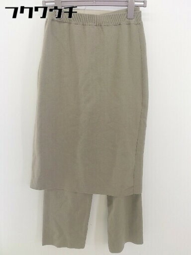 ◇ Sonny Label サニーレーベル URBAN RESEARCH スカートパンツセット サイズF ブラウンベージュ レディース 【中古】 ◇ Sonny Label サニーレーベル URBAN RESEARCH スカートパンツセット サイズF ブラウンベージュ レディース 【中古】