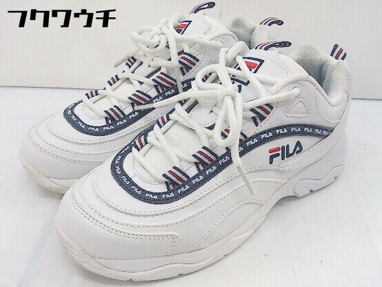 ◇ FILA フィラ スニーカー シューズ サイズ24cm ホワイト系 レディース 【中古】