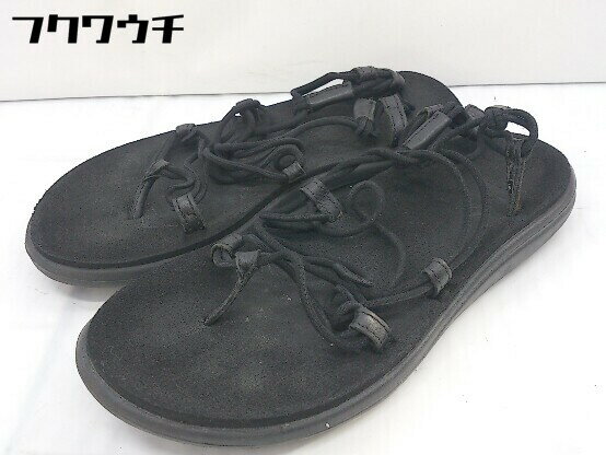 ◇ Teva テバ サンダル シューズ サイズ24.5cm相当 ブラック レディース 【中古】