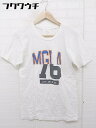 ◇ Merge LA マージエルエー フロントプリント 半袖 Tシャツ カットソー サイズS ホワイト マルチ メンズ 【中古】