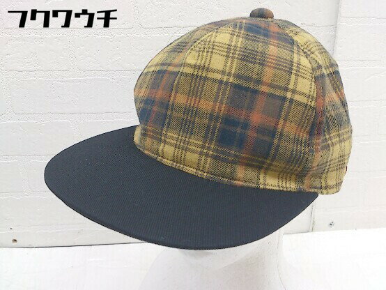 ◇ CHARI&CO チャリアンドコー チェック 野球帽 帽子 キャップ イエロー系 メンズ 【中古】