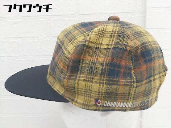 ◇ CHARI&CO チャリアンドコー チェック 野球帽 帽子 キャップ イエロー系 メンズ 【中古】