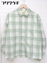 ◇ B.C STOCK WIDE-CASUAL チェック オーバーサイズ シャツ サイズM グリーン メンズ 【中古】管理番号120111000238320220119ベースW715/大付属品無素材画像参照色グリーンサイズサイズM梱包サイズ1宅急便運賃一覧表はこちらをクリック採寸サイズ着丈：約67cm　肩幅：約58cm　身幅：約67cm　袖丈：約56cmサイズガイドはこちらをクリックコンディションレベルBコンディション詳細はこちらをクリックコンディション詳細商品状態、状態の目安につきまして、あくまでも弊社基準による目安となっております。リユース品の特性上、大小様々なダメージが発生しており、全ての商品の全てのダメージ詳細を記載する事が難しい為、目安として記載をさせていただいております。二次流通品のご理解、ご納得を頂いた上、ご購入をお願い致します。