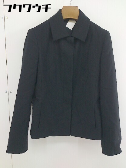 ◇ INED イネド 長袖 ジャケット サイズ2 ブラック レディース 【中古】