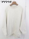 ◇ PATTERNTORSO パターントルソ ハイネック 長袖 トレーナー ライトベージュ レディース メンズ 【中古】