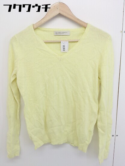 ◇ BEAUTY & YOUTH ビューティアンドユース UNITED ARROWS Vネック 長袖 ニット イエロー レディース 【中古】