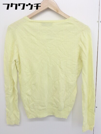 ◇ BEAUTY & YOUTH ビューティアンドユース UNITED ARROWS Vネック 長袖 ニット イエロー レディース 【中古】