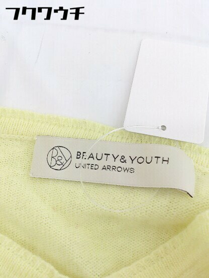 ◇ BEAUTY & YOUTH ビューティアンドユース UNITED ARROWS Vネック 長袖 ニット イエロー レディース 【中古】