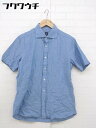 ◇ ◎ BEAMS F ビームス エフ 半袖 シャツ サイズL ブルー メンズ 【中古】