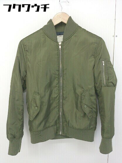 ◇ Avan Lily アヴァンリリィ 長袖 MA-1 ジャケット サイズF カーキ レディース 【中古】