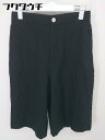 ◇ IENA イエナ sese ハーフ ショート パンツ サイズ34 ブラック レディース 【中古】