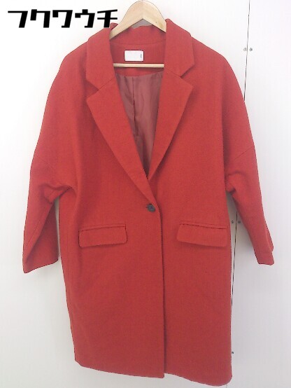 ◇ KBF ケービーエフ URBAN RESEARCH 長袖 チェスター コート サイズOne オレンジ レディース 【中古】