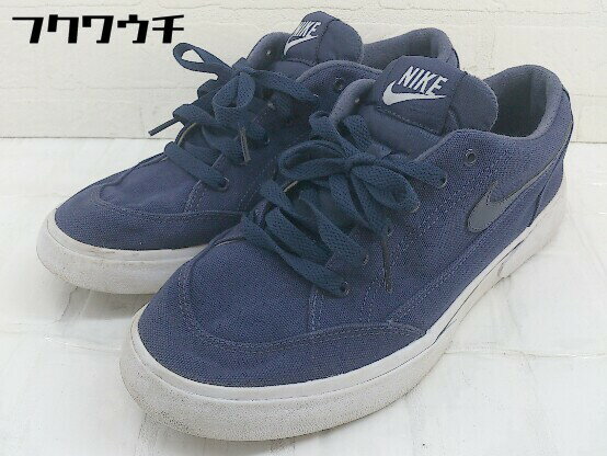 ◇ NIKE 840300-500 GTS '16 TXT ジーティーエス 16 テキスタイル スニーカー シューズ サイズ25.5cm ネイビー メンズ 【中古】
