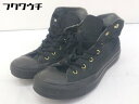 ◇ CONVERSE コンバース 1C1219 ALL STAR G-STUDS HI スニーカー シューズ 23.5cm ブラック レディース 【中古】