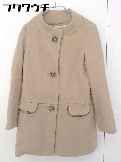 ■ PINCEAU パンソー 長袖 コート サイズ36 ベージュ レディース 【中古】